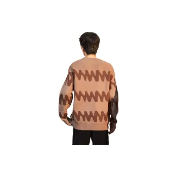 Tonlion Sweaters Men Brown Copper