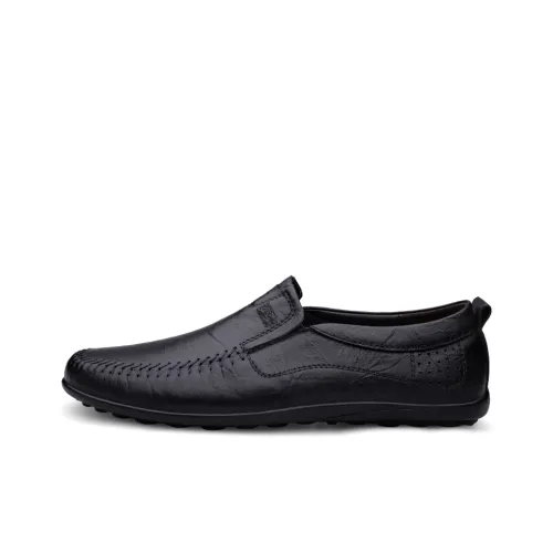 Mulinsen Men's Casual Shoes Men Low Top Black/Red Brown/Dark Brown