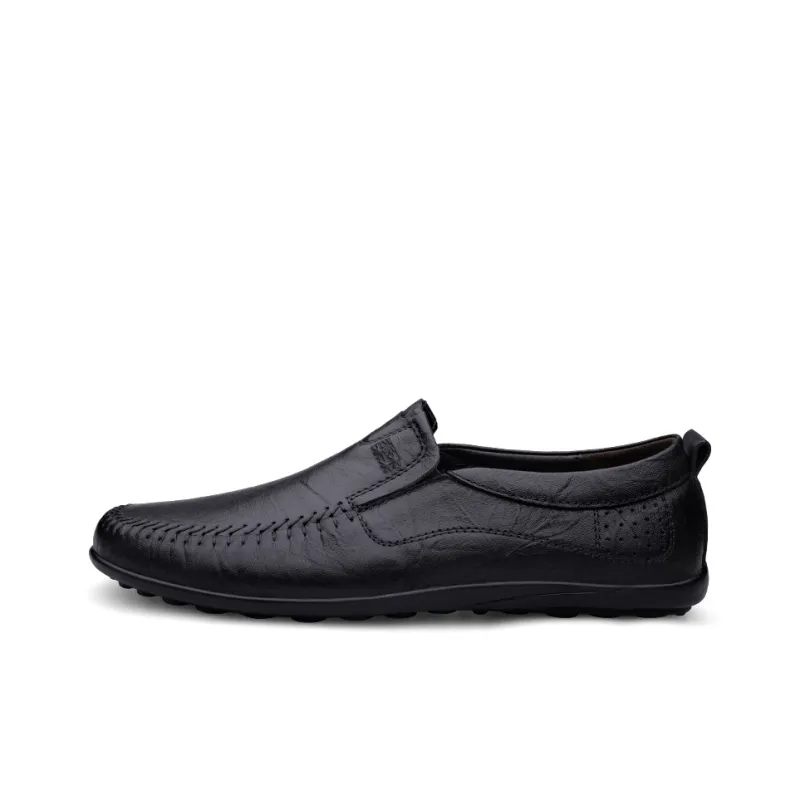 Mulinsen Men's Casual Shoes Men Low Top Black/Red Brown/Dark Brown-0