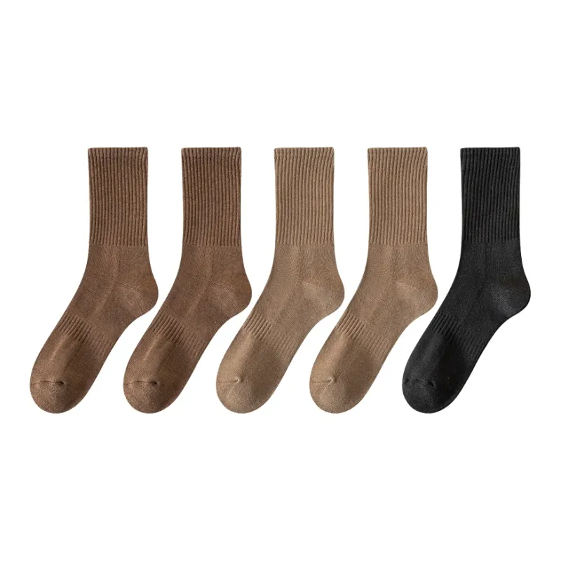 MIIOW Mid Calf Socks Unisex 5 Pack-42