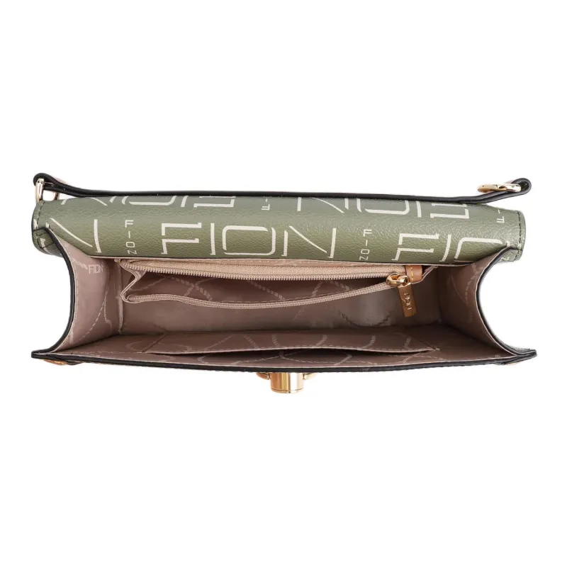 FION Artificial Leather Envelope Bag, Shoulder Bag Medium Size Women's Multicolor-9