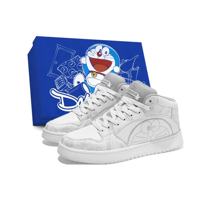 DoraemonA Mid-Top Skateboard Shoes Unisex-1