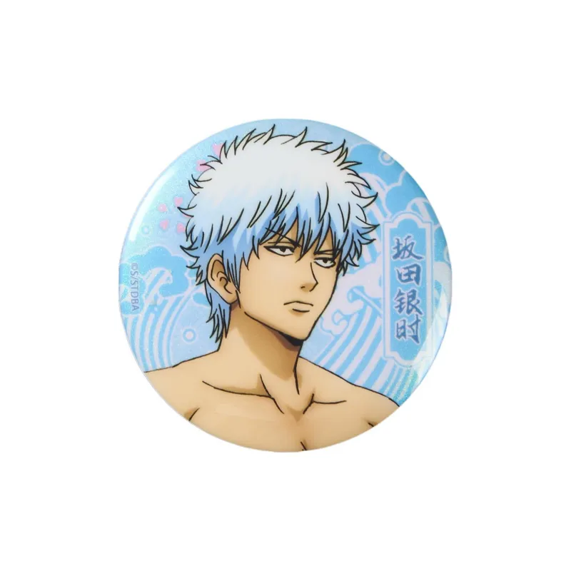 BOOM COMIC Gintama Double Flash Badge Gintoki Sakata Shinsuke Takasugi Toushirou Hijikata Badges-10