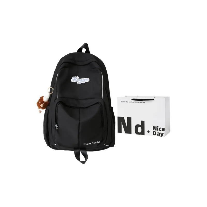 SWIMADE Nylon Backpack Regular Unisex Blue/Pink/White/Black-7