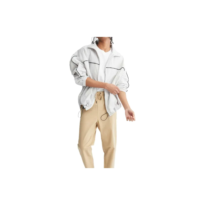 CALVIN KLEIN Jacket Men's Gray White-2