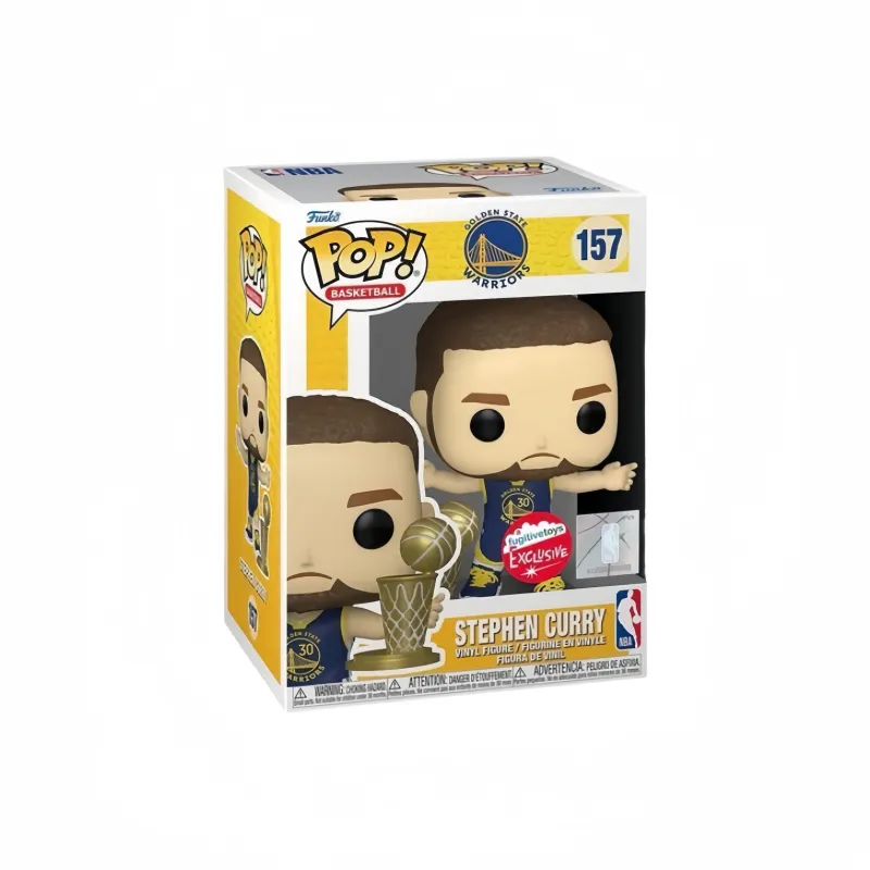 Funko Pop! Basketball Nba Golden State Warriors Stephen Curry Fugitive Toys Exclusive Figure #157-1