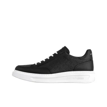 LOUIS VUITTON Beverly Hills Low Top Casual Shoes Men's Black