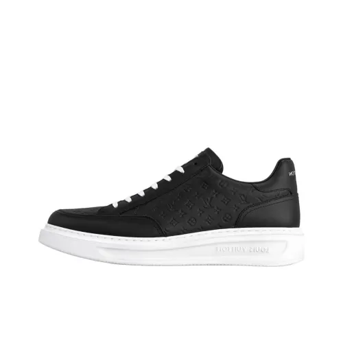 LOUIS VUITTON Beverly Hills Low Top Casual Shoes Men's Black