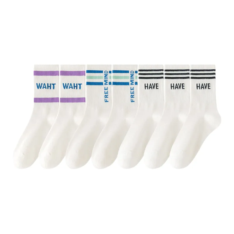 Lan Miao Mid Calf Socks Women's 7 Pack-2