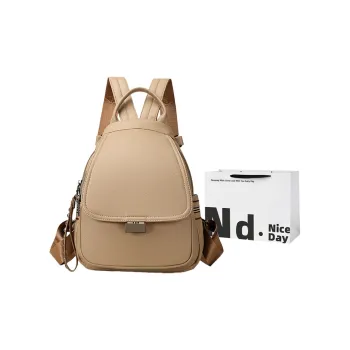 SWIMADE PU Soft Leather Small Backpack Regular Women's Khaki/Blue/Black