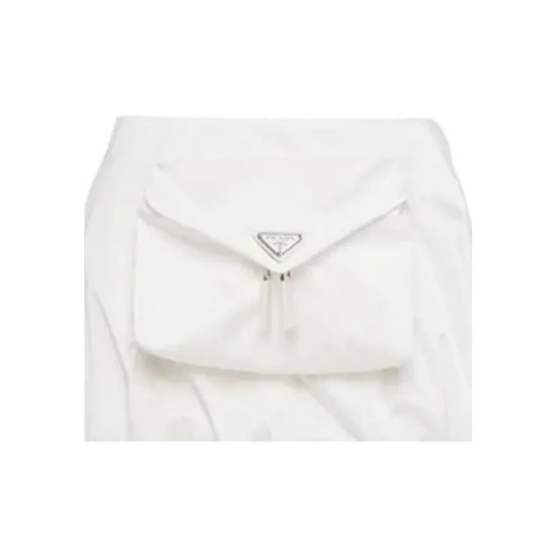 PRADA SS21 Casual Short Skirts Women's White-1