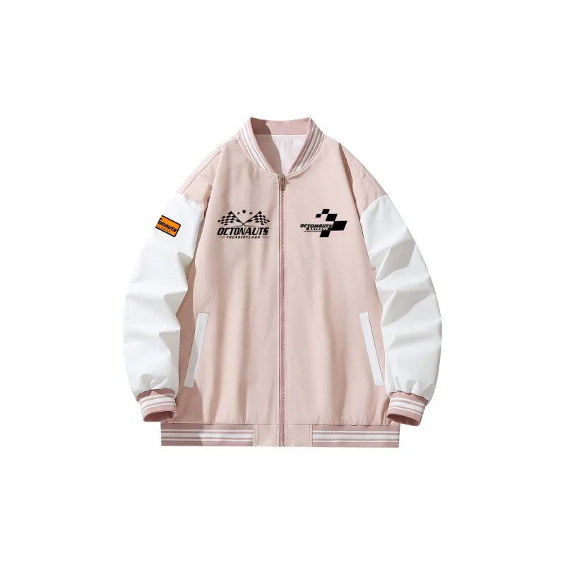 Small Columns Under The Sea Baseball Jacket Unisex-9