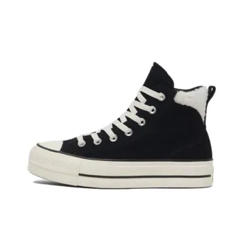 Chuck Taylor All Star Converse Lift Platform High 'Puff Black Egret' Women's