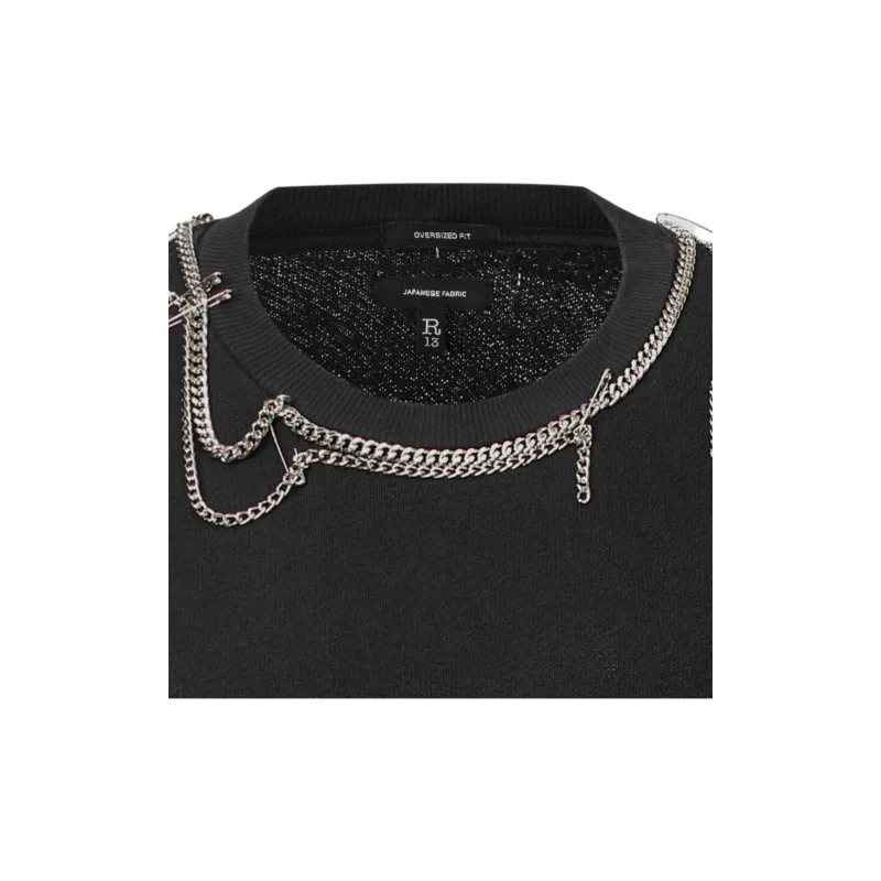 R13 Chain embellished Midi Dress-6