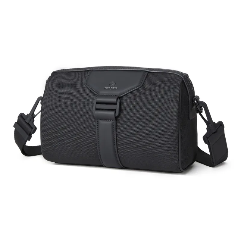 NAVIGARE Synthetic Leather Shoulder Bag Crossbody Bag Regular Men's Black-1