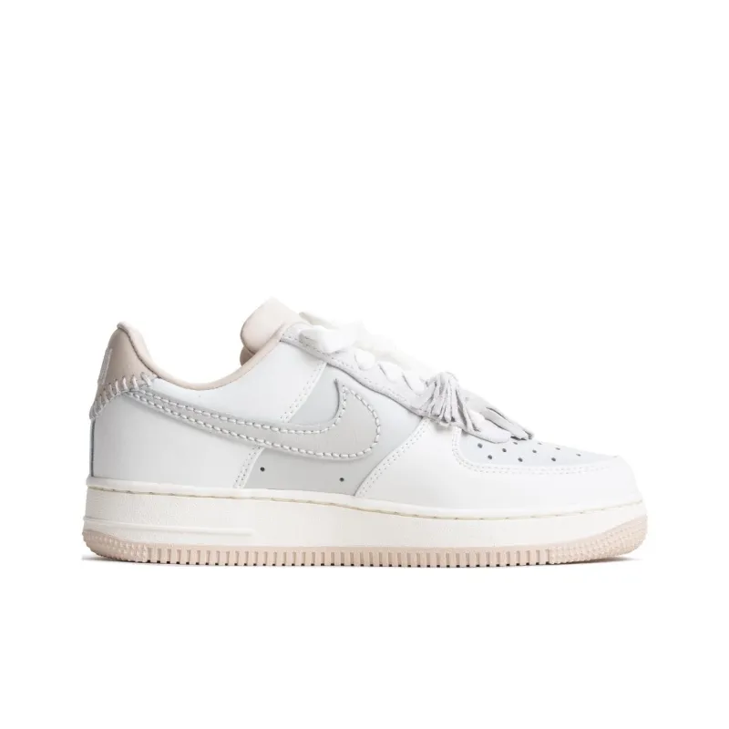 Nike Air Force 1 Low '07 Light Bone Suede Tassels Women's-1