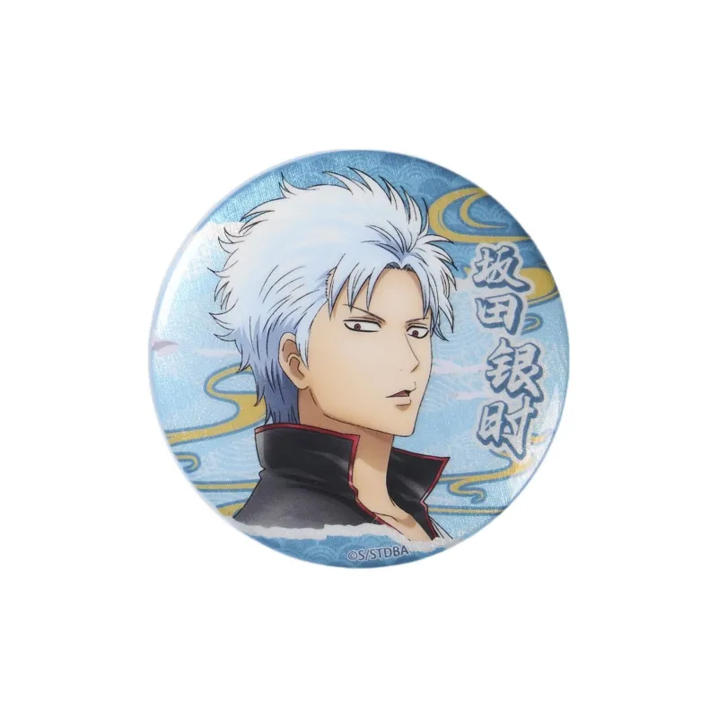 BOOM COMIC Gintama Double Flash Badge Gintoki Sakata Shinsuke Takasugi Toushirou Hijikata Badges-6