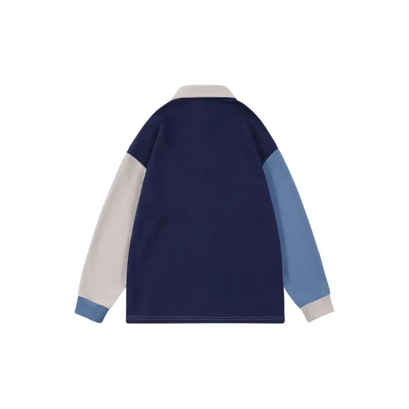 Cotton Sweatshirt Unisex Navy Blue-1