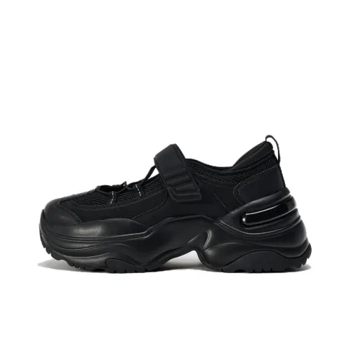 ZARA Abrasion Resistant Low Top Casual Shoes Women's Black