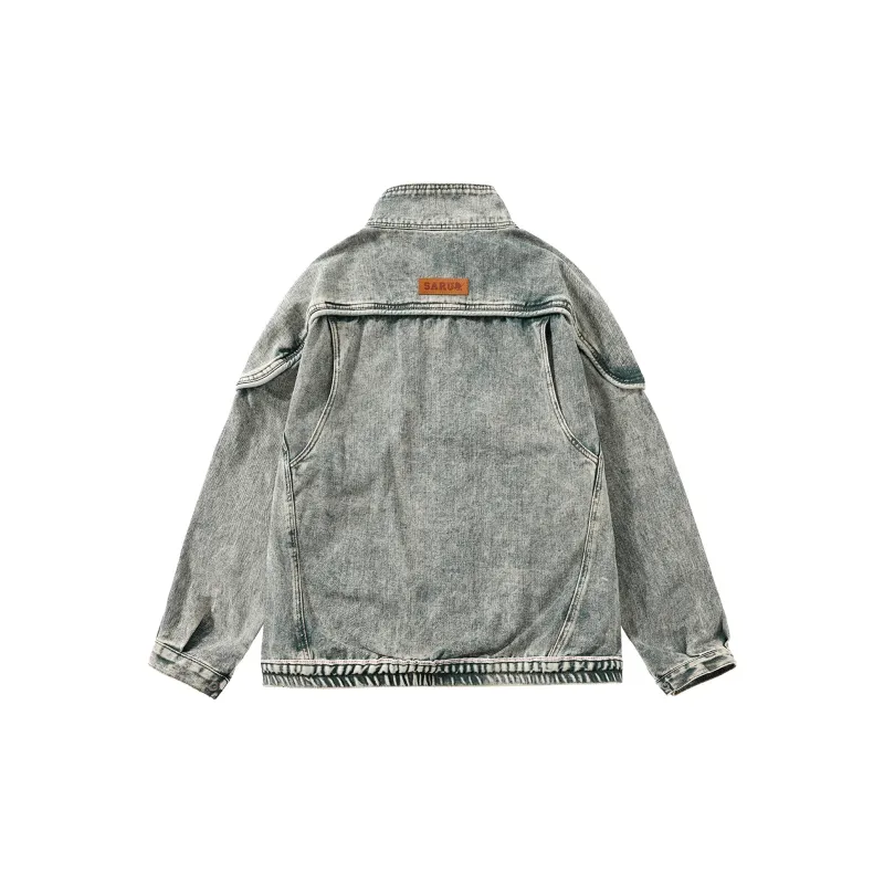 SANTASTIC Denim Jacket Men's Vintage Blue-1