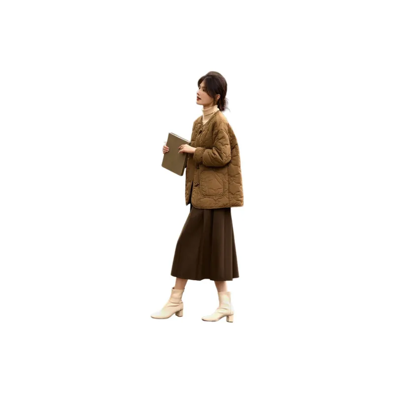 XWI FW24 Puffer Jacket Women's Khaki-3