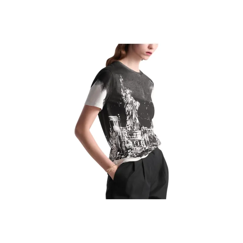 DIOR T Shirts Women's Black-3