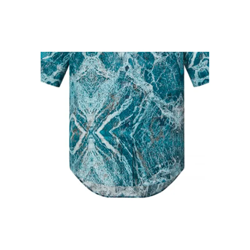 LOUIS VUITTON Shirt Men's Lake Blue-2