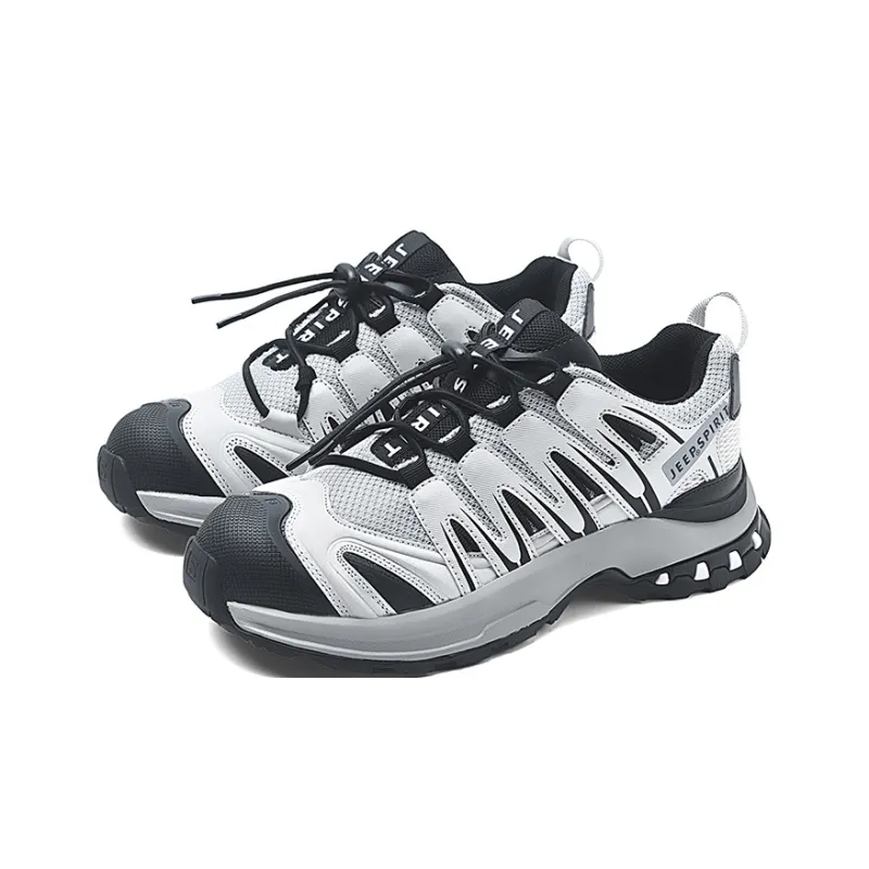 JEEP SPIRIT Outdoor Trail Running Hiking / Trekking Shoes Unisex Low Top Beige Gray/Black Gray/Light Green/Light Coffee-7