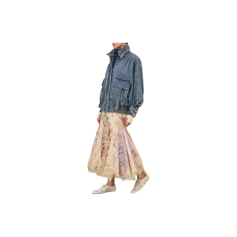 Zimmermann FW24 Casual Long Skirts Women's Multicolor-5