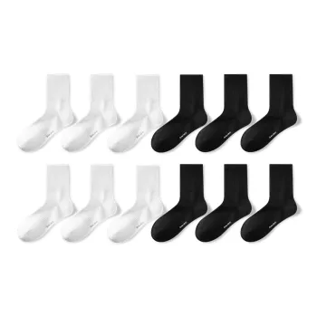 HLA Mid-Calf Socks Men's 6 Pack