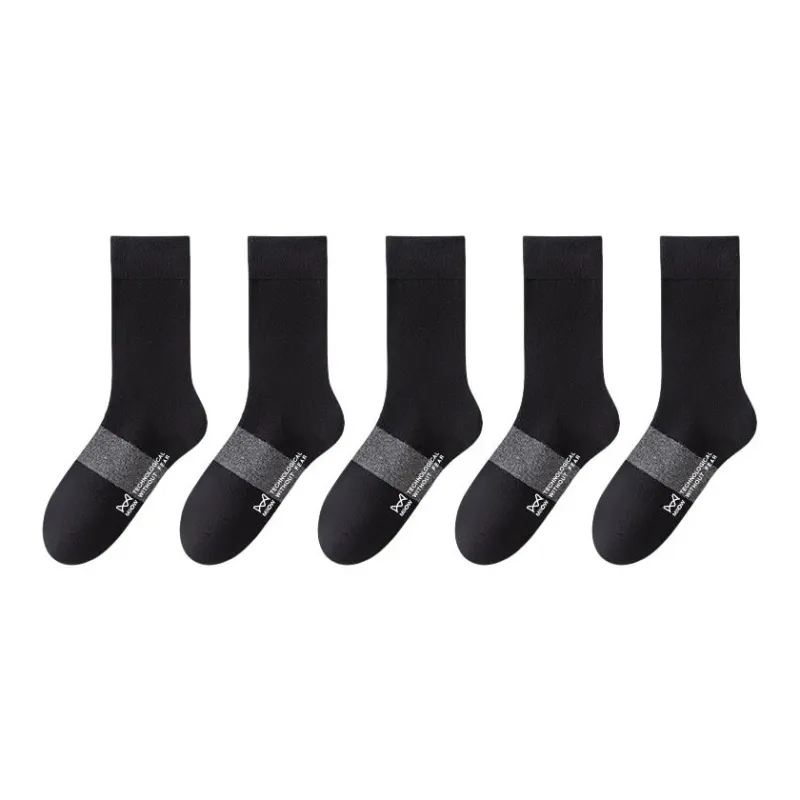 MIIOW Knee High Socks Men's 5 Pack-2