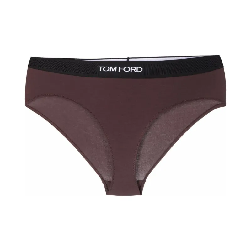 TOM FORD Logo print Modal Briefs-0