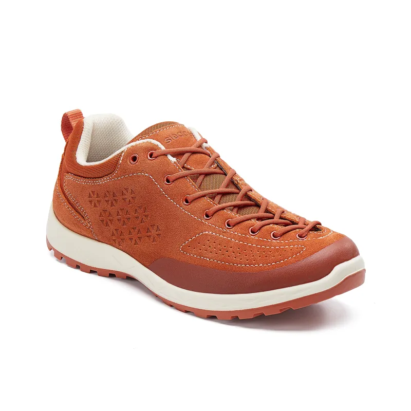 Slider Travel Series Cushioned Wear Resistant Slip Resistant Low Top Outdoor Shoes Women's Rusty Red-1