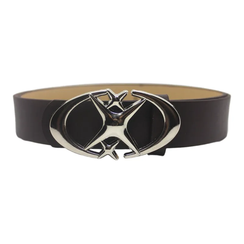 NOME Alloy Leather Belts Unisex 3.5CM-5