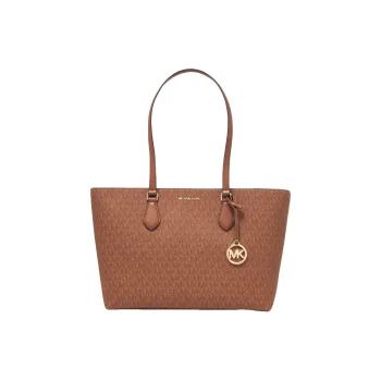 MICHAEL KORS Artificial Leather Tote Bag, Shopping Bag, Shoulder Bag, Handbag Large Size Women's Brown