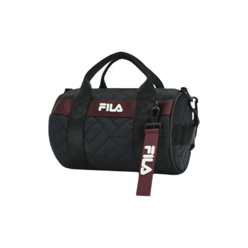 FILA Fabric Handbag, Shoulder Bag, Crossbody Bag Extra Small Women's Jet Black-1