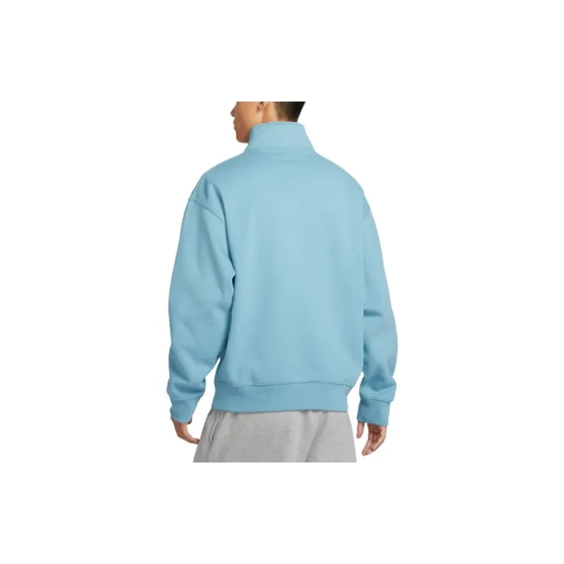 Nike Solo Swoosh Sweatshirt Men's Denim Blue Turquoise-1