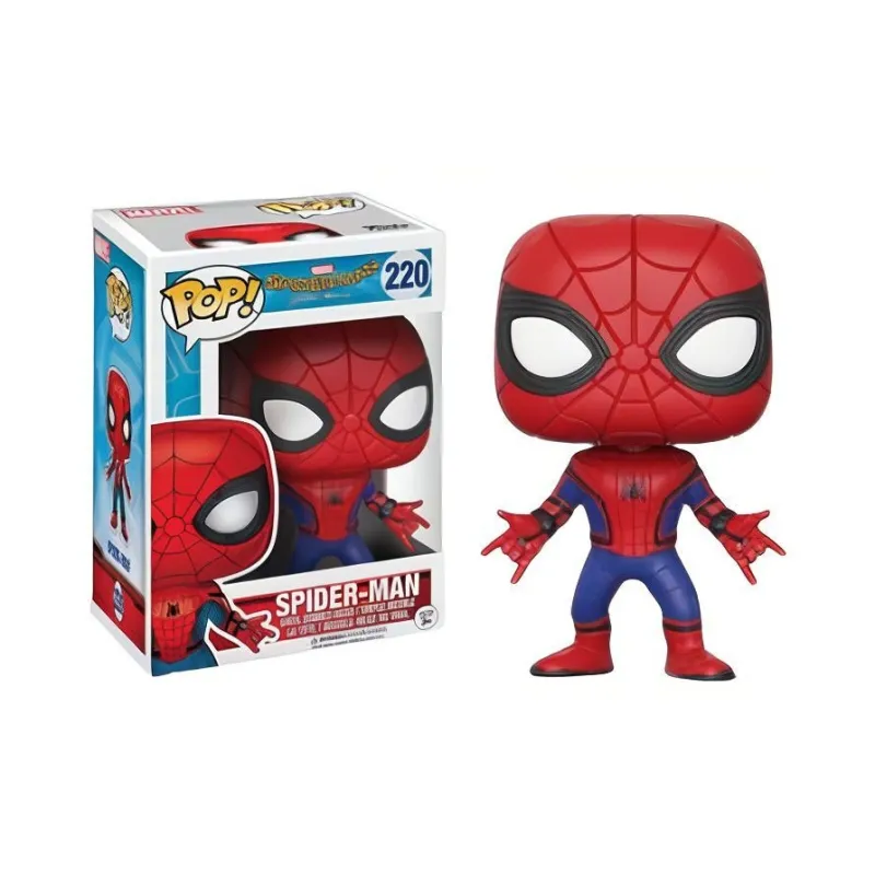 Funko POP! Collection Marvel Movie Spider Man  Homecoming Spider Man 1 Chibi Figures-3