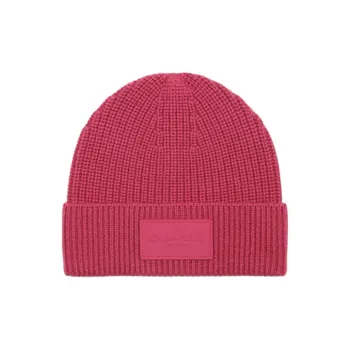 COACH Milu Wool Beanies Unisex Rose Red