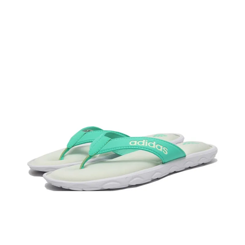 Adidas Comfort Slip-Resistant Massage Flip Flops Women's Green-2