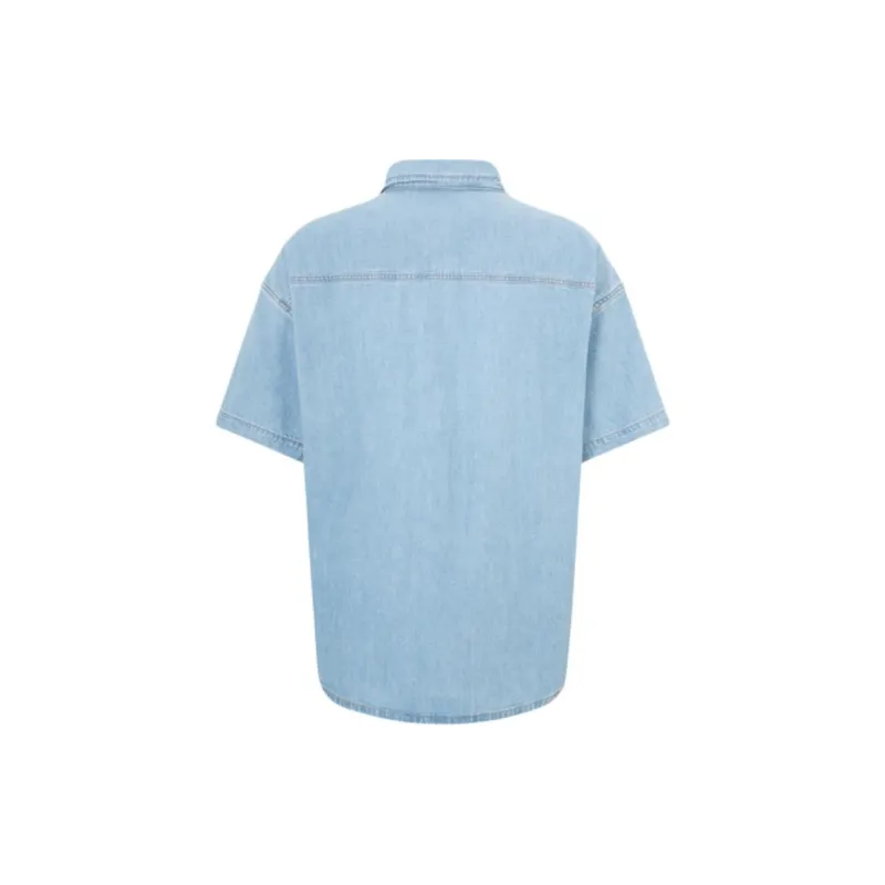 CALVIN KLEIN Shirt Men's Denim Blue-1
