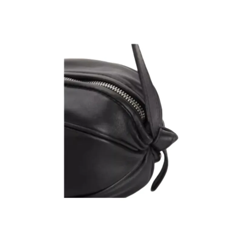 Hereu Sheepskin Shoulder Bag Crossbody Bag Medium Size Unisex Brown/Black-9