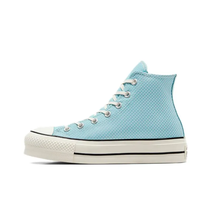 Converse Women's Chuck Taylor All Star Lift High 'Checkered Infinity Pool' Women's-0