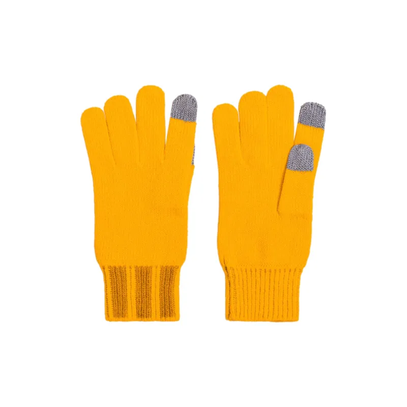 Adidas Acrylic Knit Gloves Unisex Yellow-0