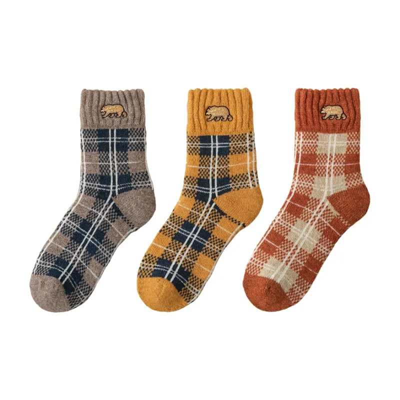 MIIOW Mid Calf Socks Men's Combo Set-4