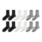 Black/Black/White/White/Light Heather Gray/Light Heather Gray 9700