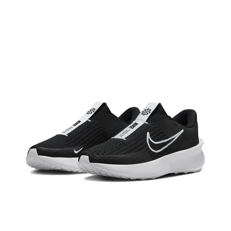 Nike Interact Run EasyOn Black White-2