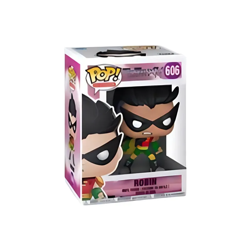 Funko POP! Collection HEROES Animation Youth Titan Attack Robin Chibi Figures 9.5cm-1