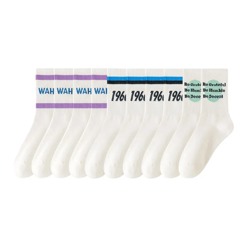 Lan Miao Mid Calf Socks Women's 10 Pack-1