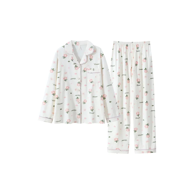 Maultiay Pajama Set Women's Apricot-0